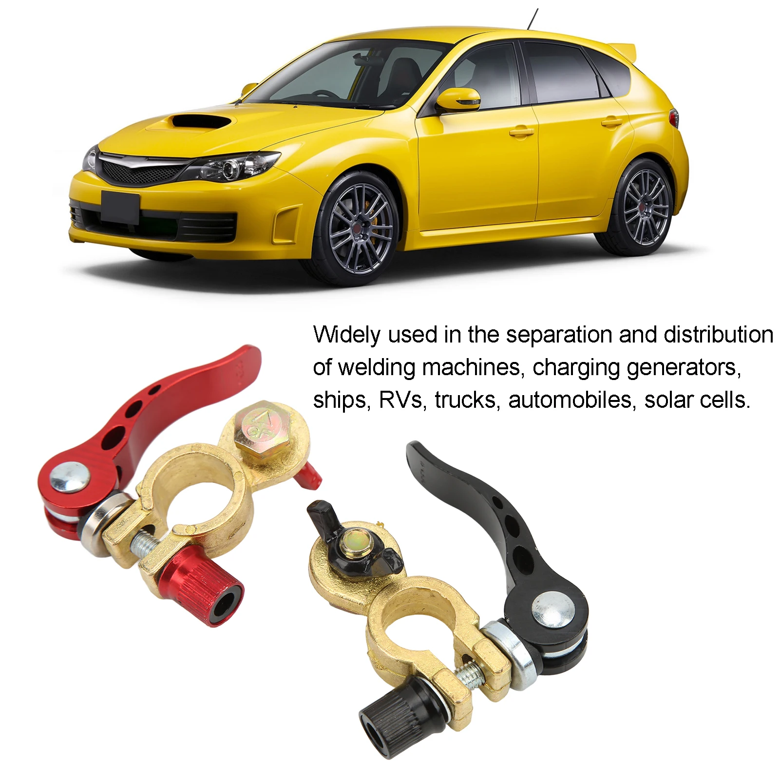 Batterij Quick Release Terminal 16-18mm Positieve Negatieve Connector voor Auto's Campers Schepen Auto Batterij Klem