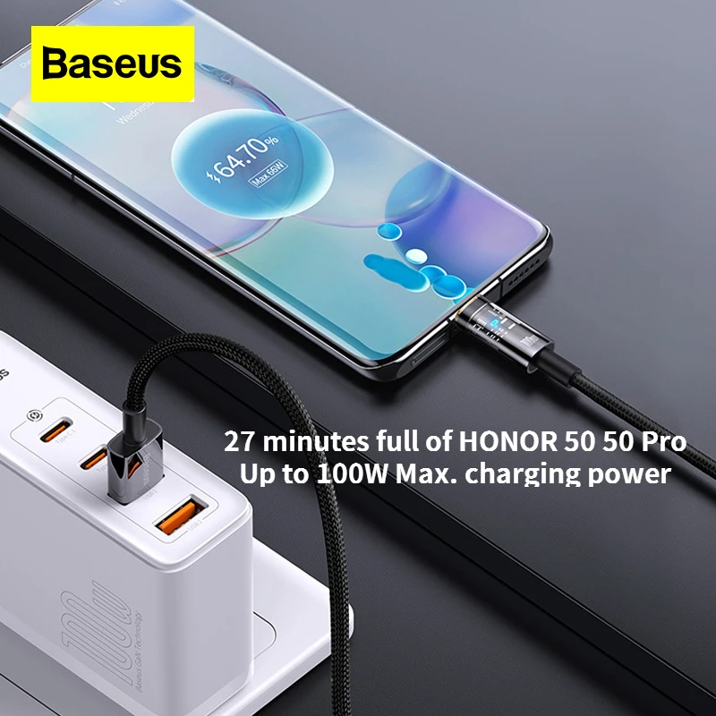 Baseus Three in One Charging Data Cable for Android Typec Car Three Head Fast Charging Multifunctional Portable Charging Cable