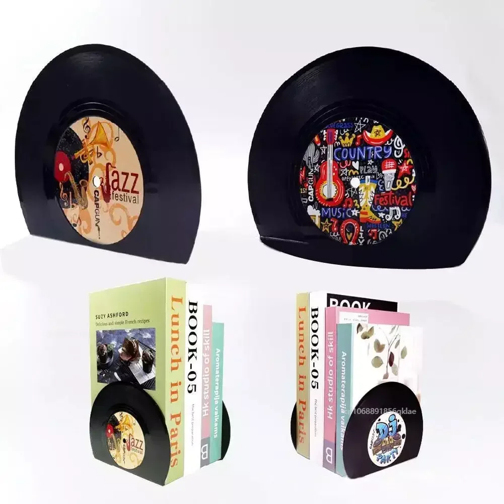 Retro Vinyl Bookend… - image