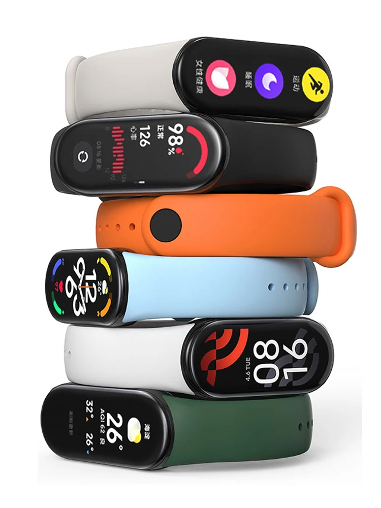 Strap for Xiaomi Mi Band 8 9 global version NFC Bracelet Accessories Silicone Wristband watchband pulseira correa MiBand 8 strap