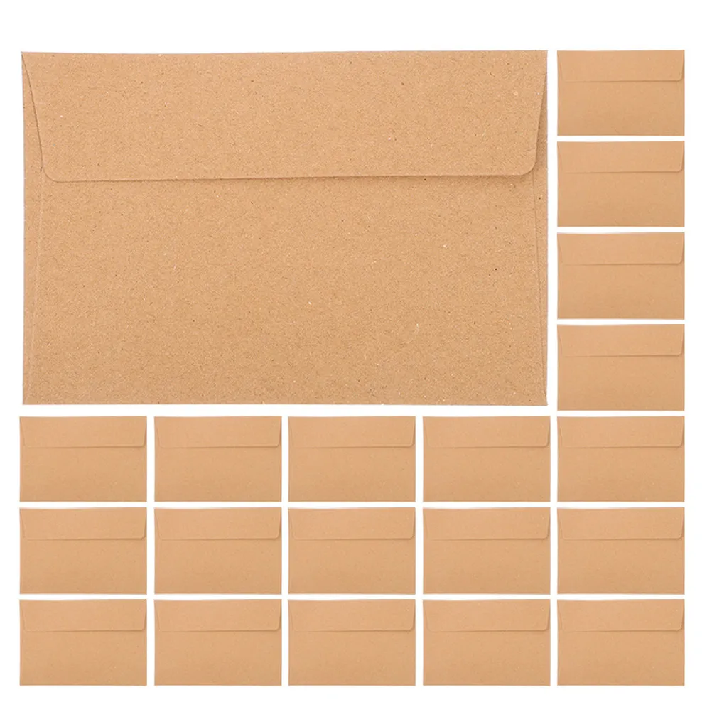 

30Pcs Invitation Envelopes Self Sealing Kraft Paper Wedding Greeting Card Envelopes for Holiday Postcard Photos Announcements