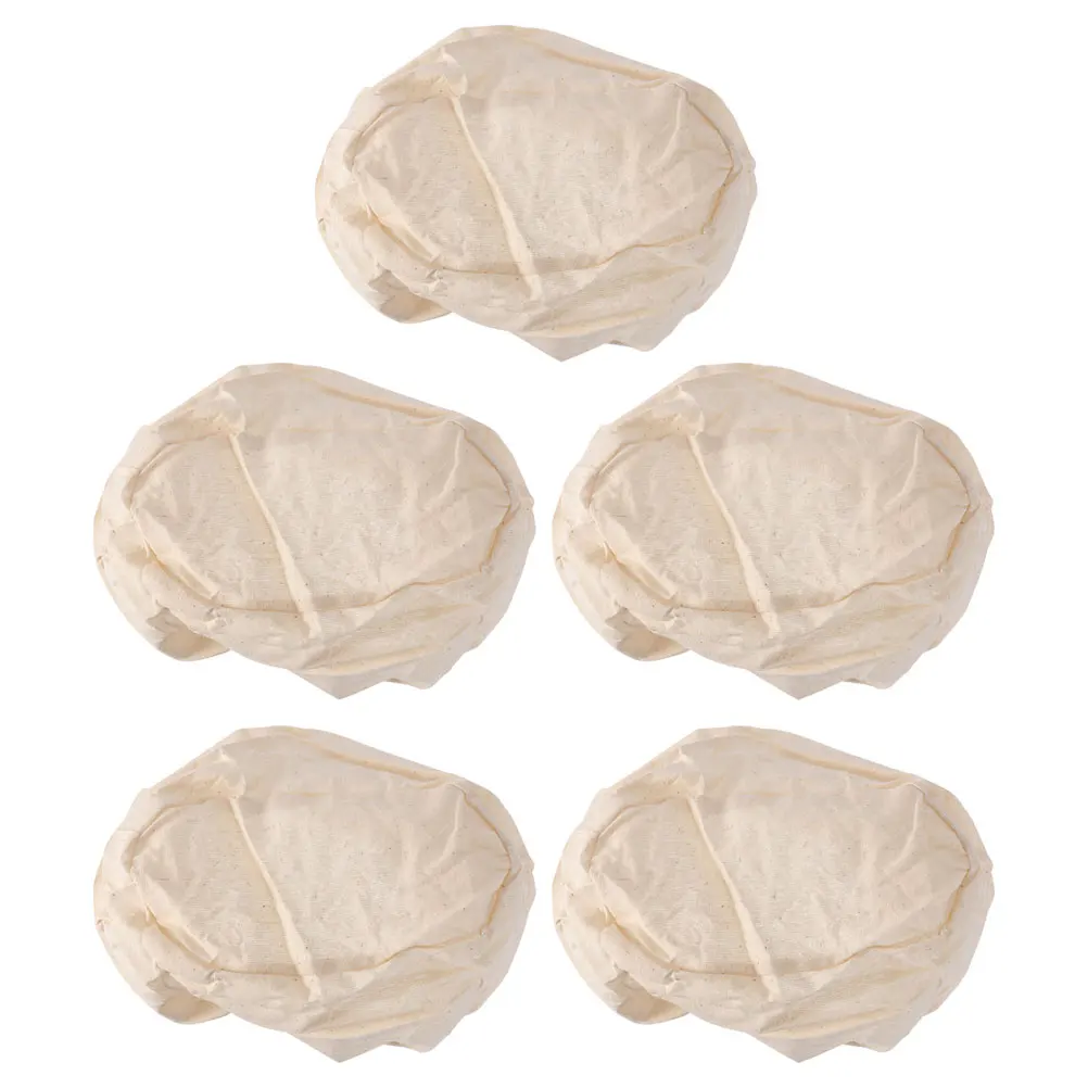 

5Pcs Fermentation Basket Cloth Cover Sourdough Covers Baking Supplies Kitchen Utensil Pastry Liner Tool