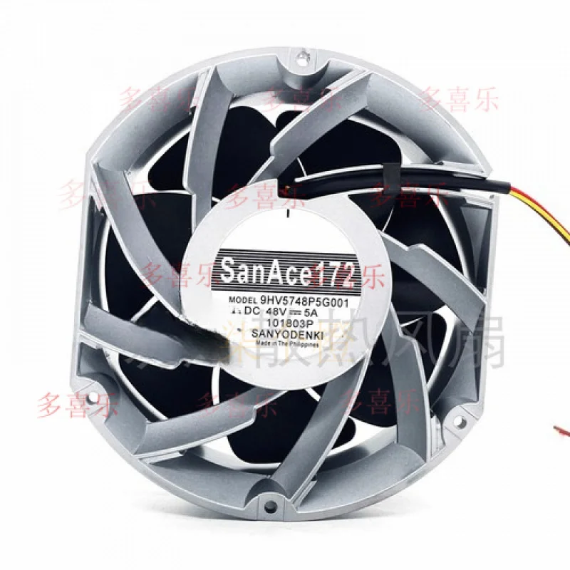 

WW ДЛЯ Sanyo 9HV5748P5G001 DC48V 5A 172X51MM Металлический охлаждающий вентилятор