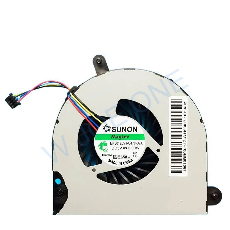 Novo ventilador de refrigeração para cpu de laptop, radiador para hp probook elitebook 8560p 8560b 6560b 6565b série 4 fios