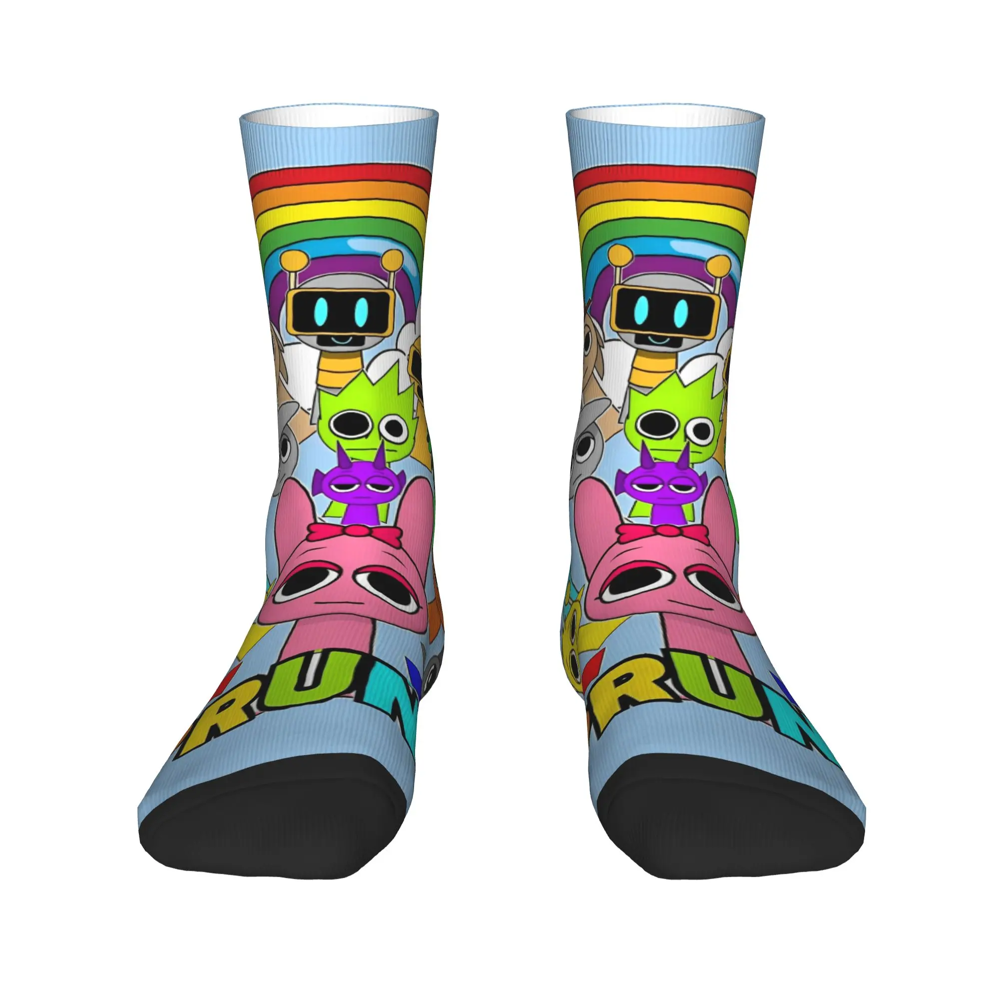 

Sprunki Incredibox игровые носки мужские и женские модные носки из полиэстера высокого качества летние осенне-зимние средние носки-трубы подарки