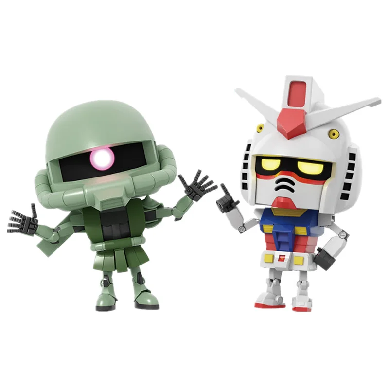 Bandai Original véritable GUNDAM Action Anime Figure Gunpura vert Zaku assembler jouet pour garçons filles enfants cadeau modèle à collectionner