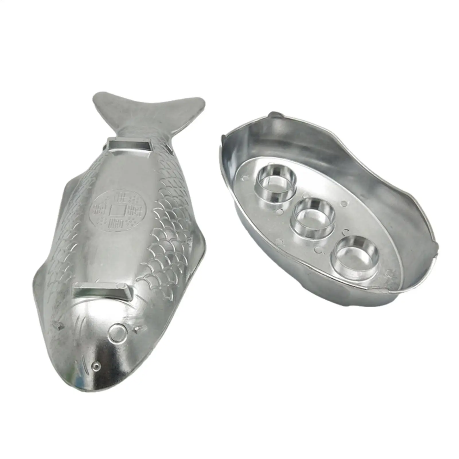 Grilled Fish Plate Fish Shaped Baking Tray Simple Fish Plate With Oven Fish Grill Aluminum Hot Pot Set For Kitchen