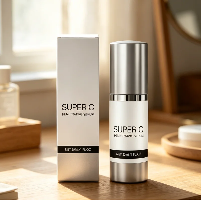 Vitamin C Facial Essence 30ml Hyaluronic Acid Moisturize Brighten Even Skin Tone Daily Skin Care Serum Repair Dry Sensitive Skin