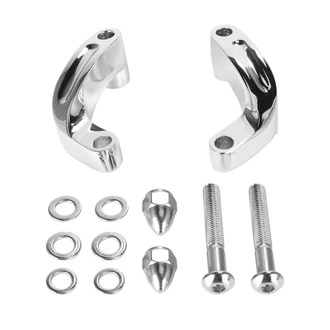 Черный Хромированный Адаптер Бокового Зеркала Мотоцикла Для Комплекта Movement Harley Compatible Kit 2006-20014