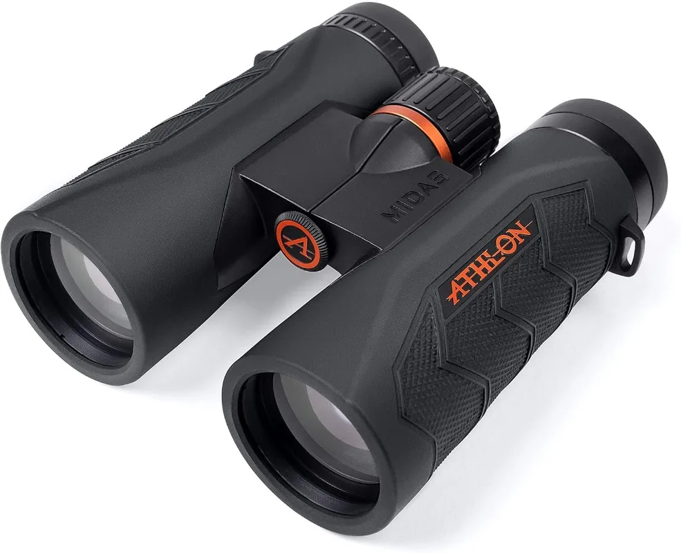 

8x42 Midas G2 UHD Black Binoculars with Eye Relief for Adults and Kids, High-Powered Binoculars for Hunting, Birdwatching