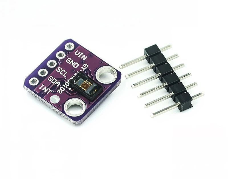 GY-MAX30102 Heart Rate Pulse Blood Oxygen Concentration Sensor Module with Chip, Purple PCB
