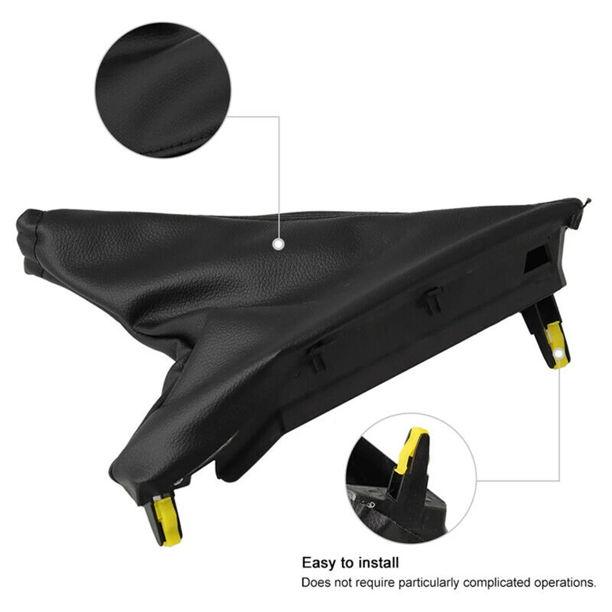 Handbrake & T-Bar Boot Cover for Ford Falcon FG FG-X 2008-2018 Transmission Shift Gear Boot Cover 1031916 1029182—L49A