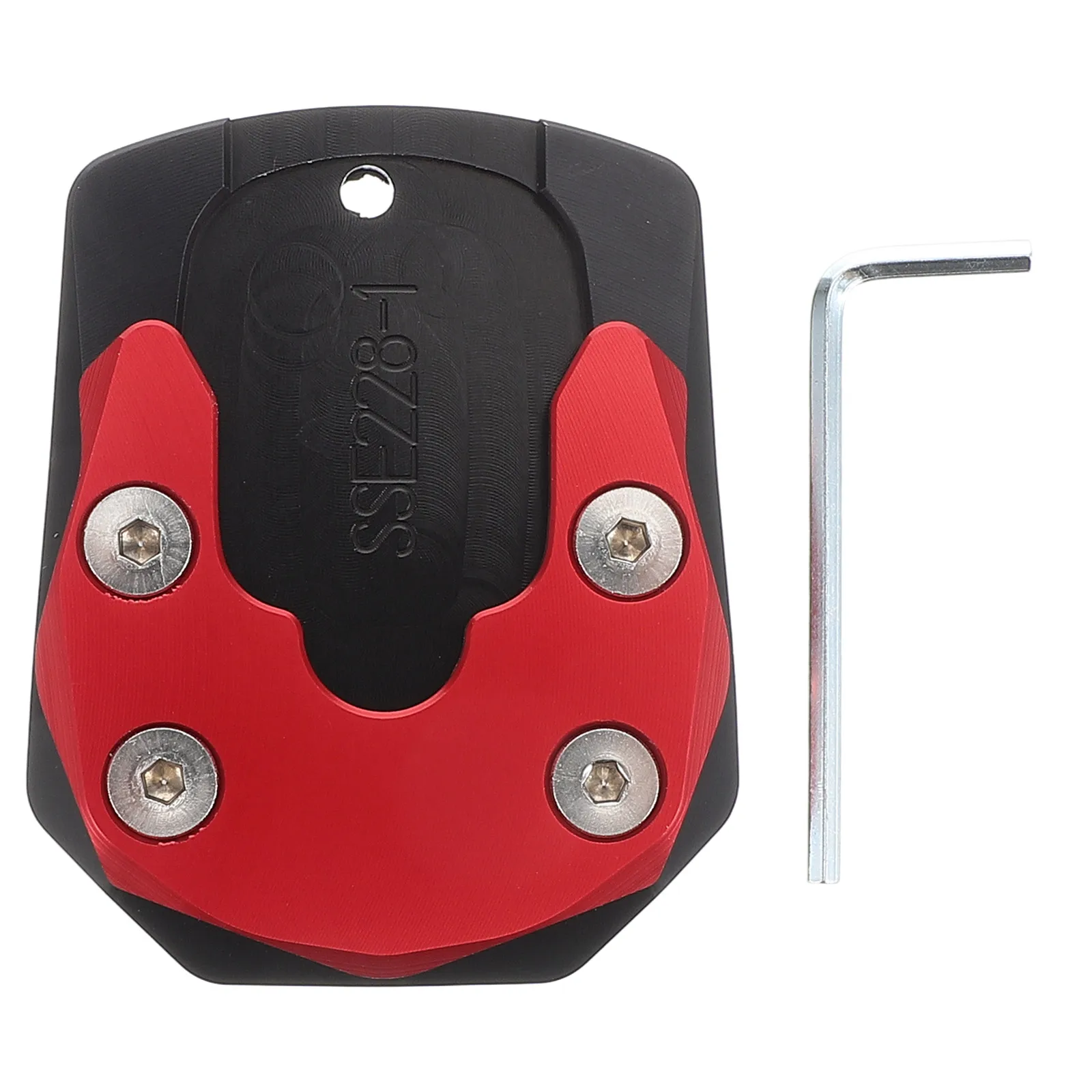 

Motorcycle Side Kickst Plate Enlarged Base Compatible XMAX300 XMAX250 Stability Enhancement Foot Support Pad Kickst