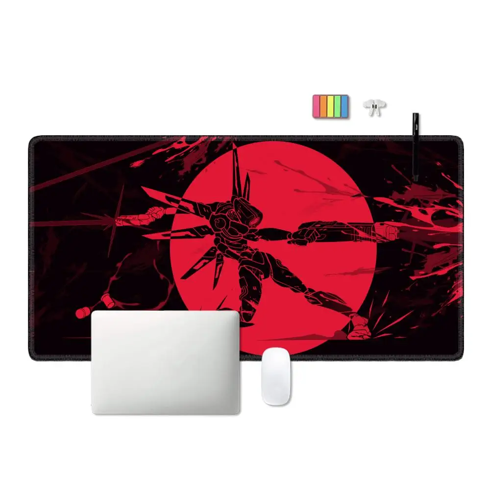 Fast-Paced ULTRAKILL Theme Mousepad retro shooter Waterproof Gaming & Office Mat with Keyboard Area