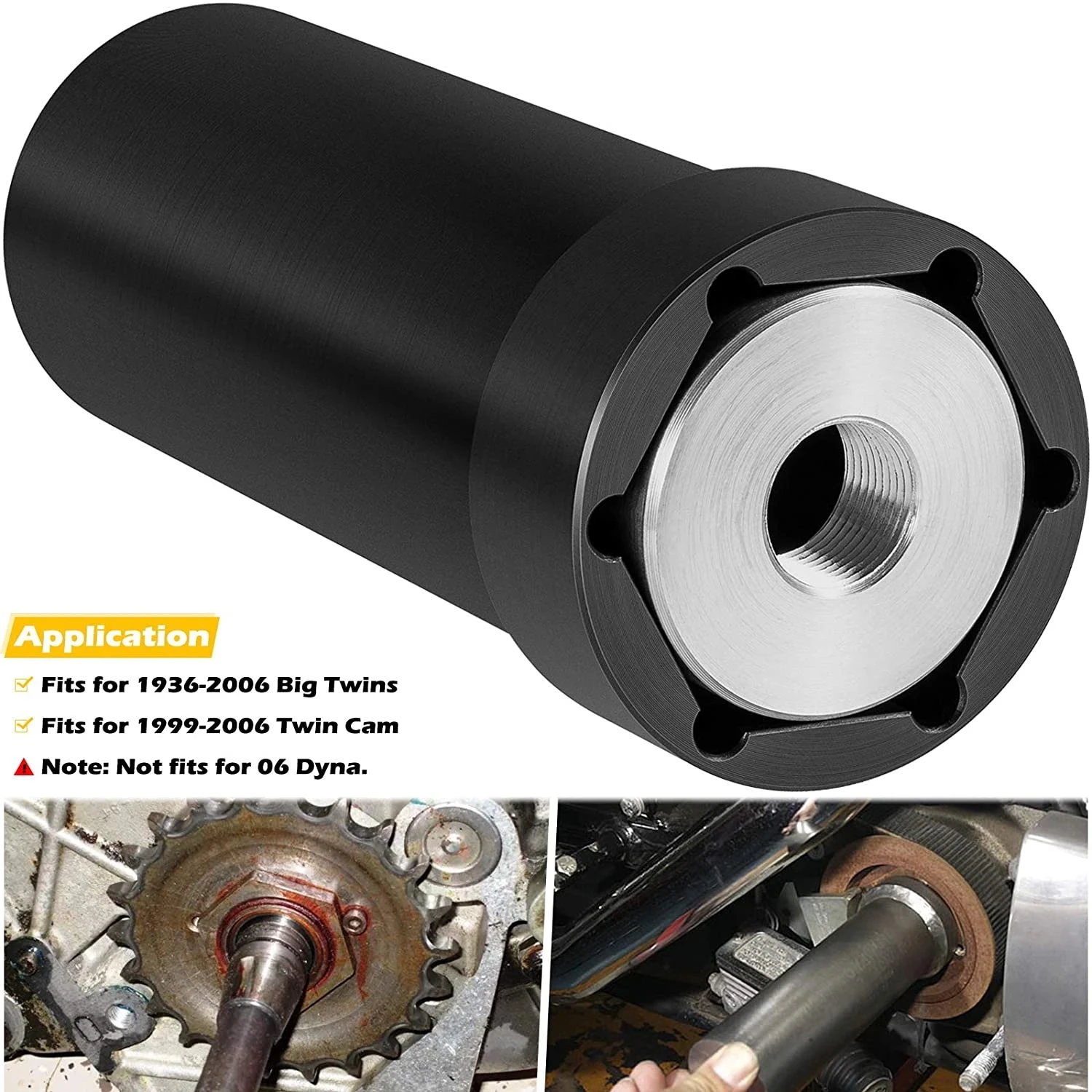 1 7/8 Main Shaft Pulley Socket Tool for Harley-Davidson 1936-2006 Big Twins & 1999-2006 Twin Cam Wrench Car Accessories