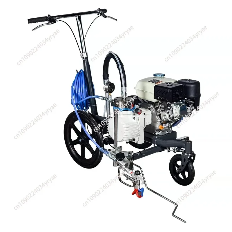 Cold spray marking machine, road highway road parking lot driving school paint line marker, marking car