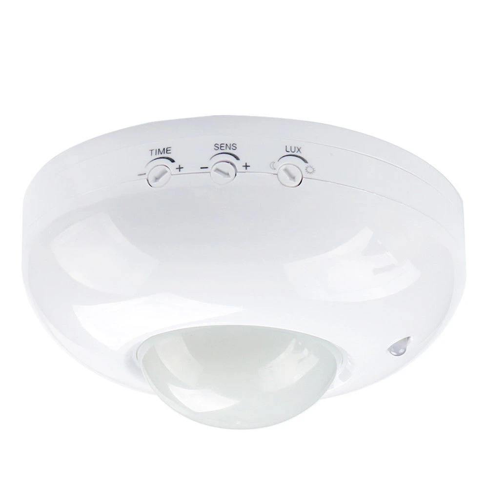 High Sensitivity 360 degree Automatic Ceiling Infrared PIR Motion Sensor Switch Led Light Motion Sensor AC 110V 220V 8m Max