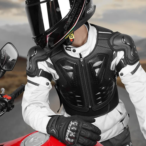 Imagen 2 del producto Protección de espalda para adultos, protección de pecho, equipo de protección de columna vertebral, motocicleta todoterreno, esquí, armadura de protección para deportes extremos