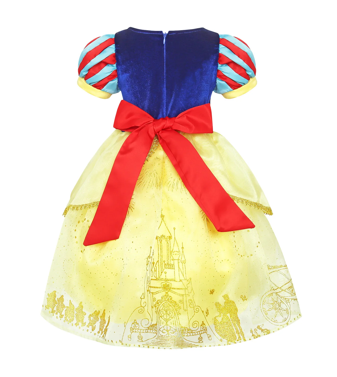 Mädchen Exquisites Prinzessinnen-Ballkleid, Schneewittchen-Kostüm für Kinder, Geburtstagsparty-Tutu-Kleid 2026, Halloween Grünes Elfen-Fee-Outfit – Detail 5