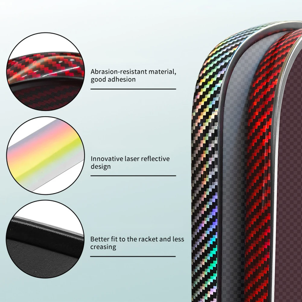 

3 шт., защитная лента для весла Pickleball, защита края головы для весла 16 мм/0,62 дюйма, зеркальная полировка, гибкая, устойчивая к падениям