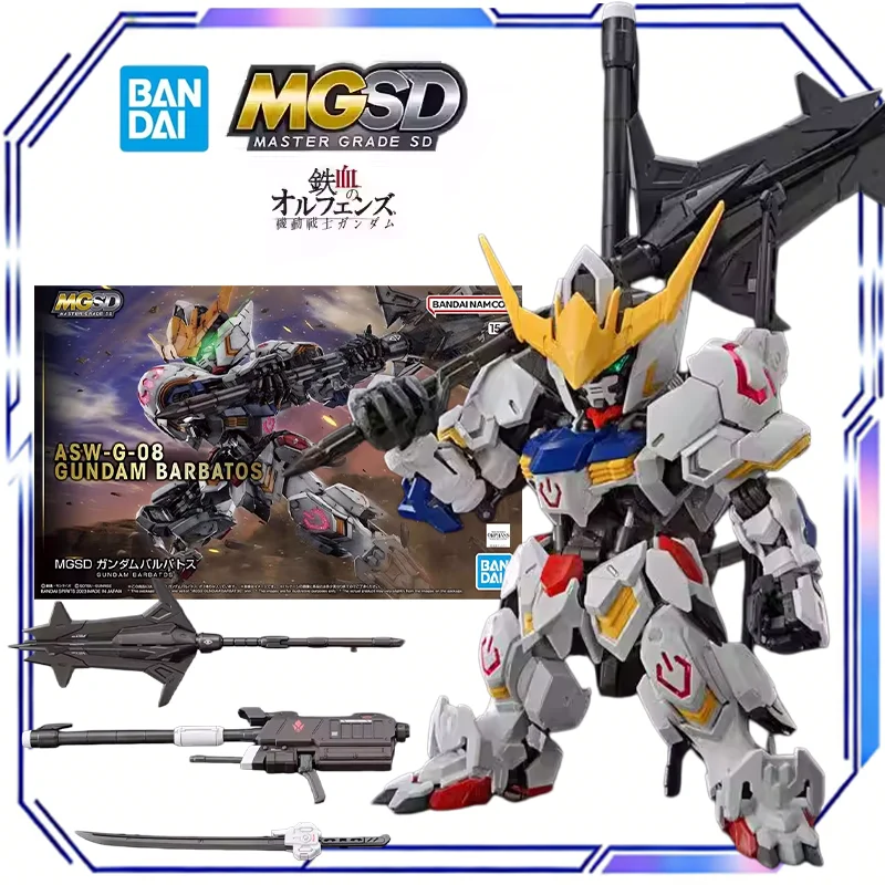 

Оригинальный конструктор Bandai MG MGSD ASW-G-08 Gundam Barbatos 4th Form Q Edition BB Senshi, пластиковая сборная модель, игрушка, подарок