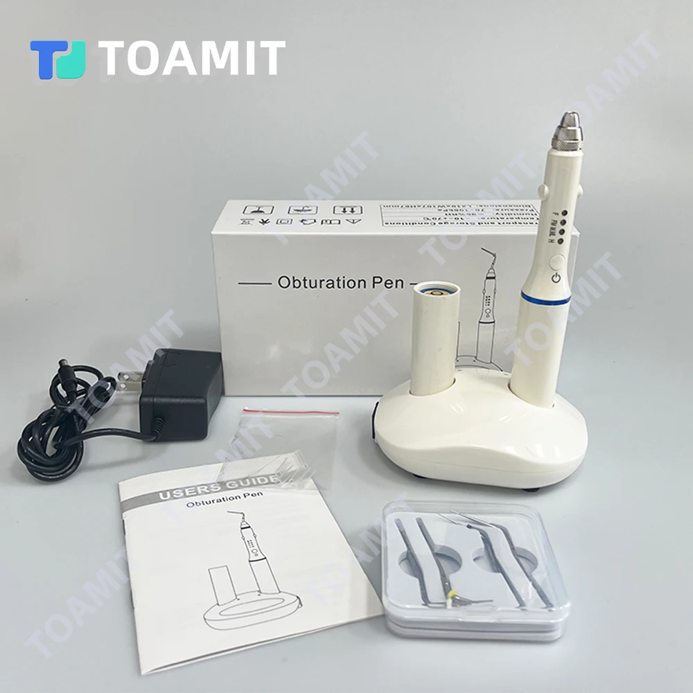 

Gutta Percha Cutter Dental Obturation Pen Cordless Root Canal Filling System Endo 2Tips Rapid Heating Dual-charge Tool Plugger