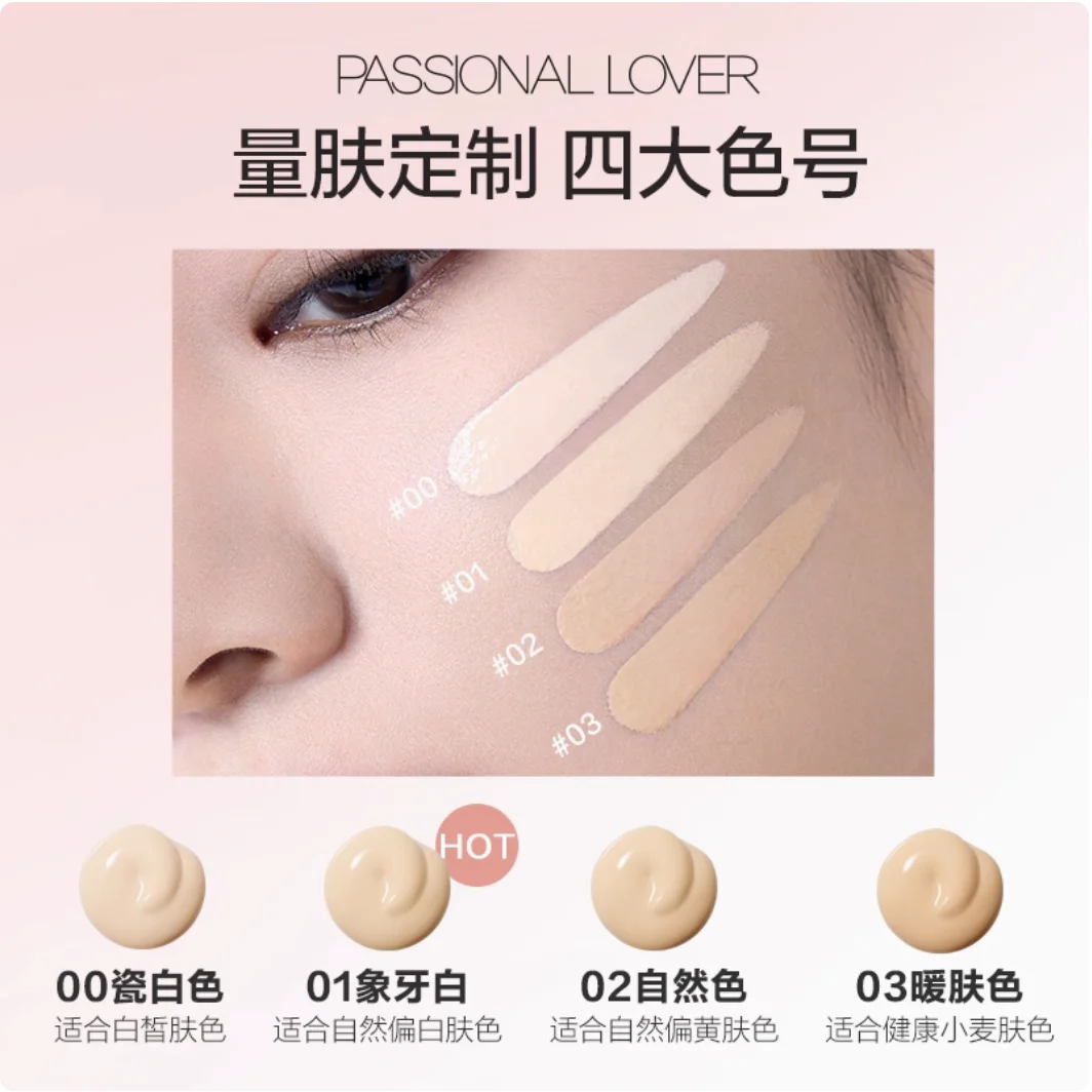 ¡Para pieles grasas! Passional Lover PL Foundation 4,0, actualización Graffiti Velvet, base duradera, cosméticos de maquillaje