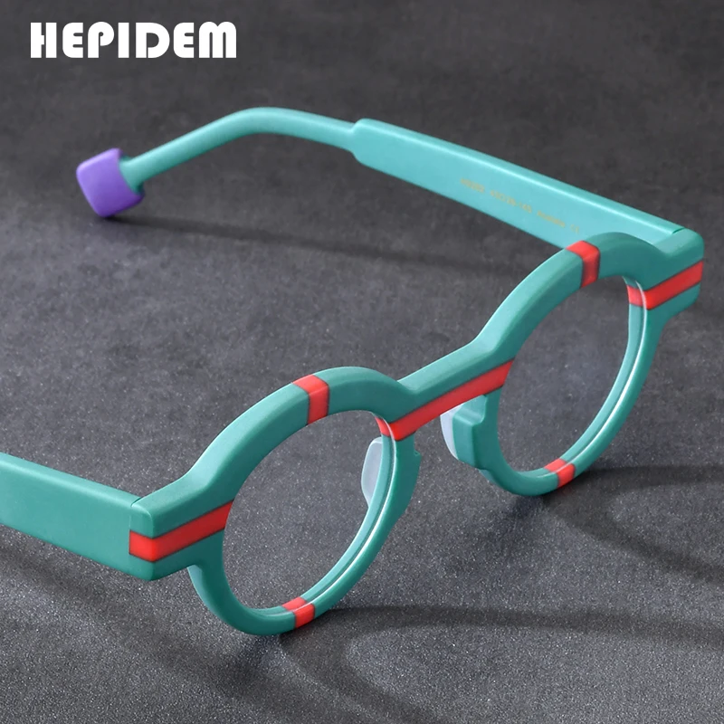 Acetate Glasses Frame Women Brand Design Oversize Big Round Brand Design Eyeglasses Handmade Spectacles Thick Eyewear 9282