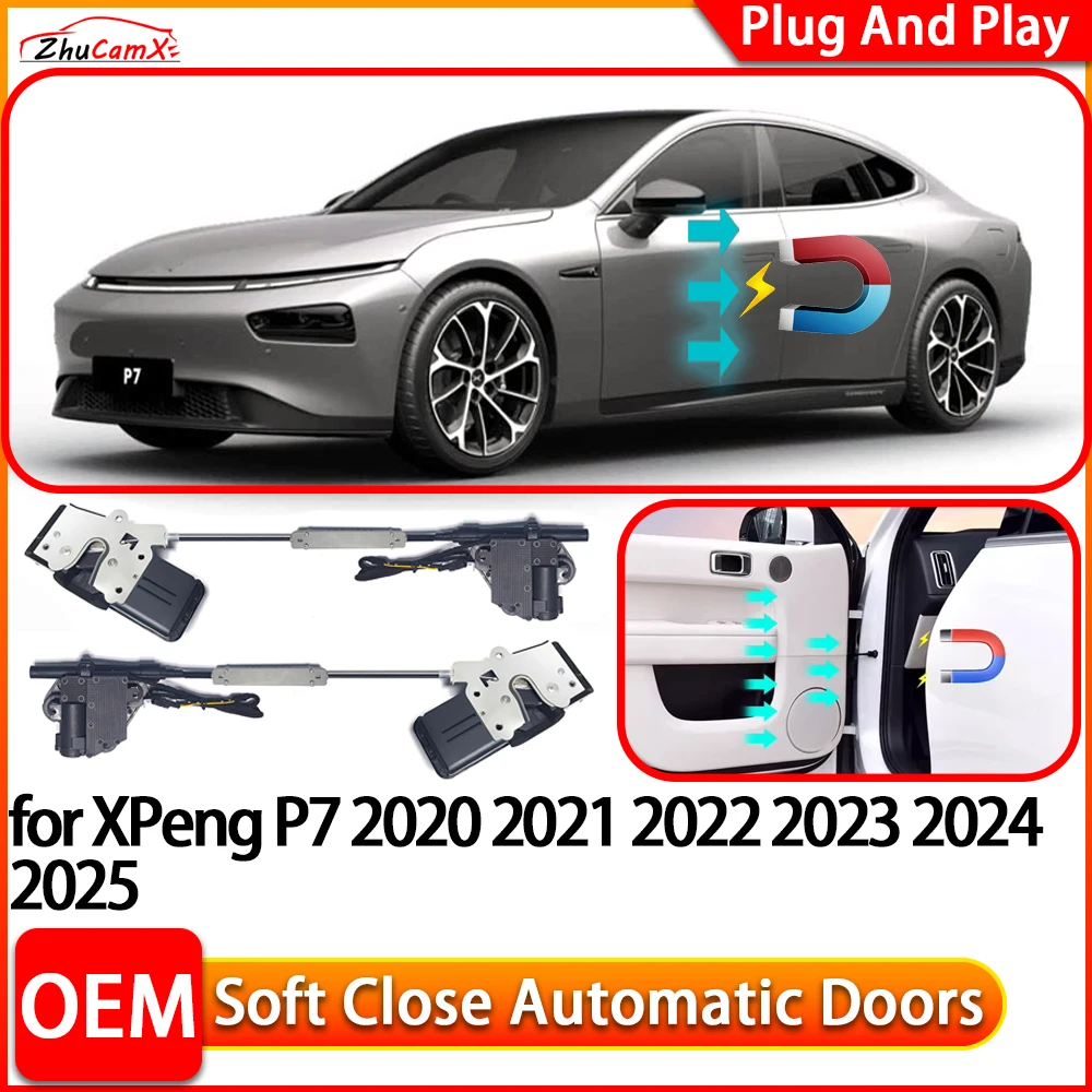 

for XPeng P7 2020 2021 2022 2023 2024 2025 Automatic Electric Soft Close Door Closer Power Closing Door Comfort Closing System