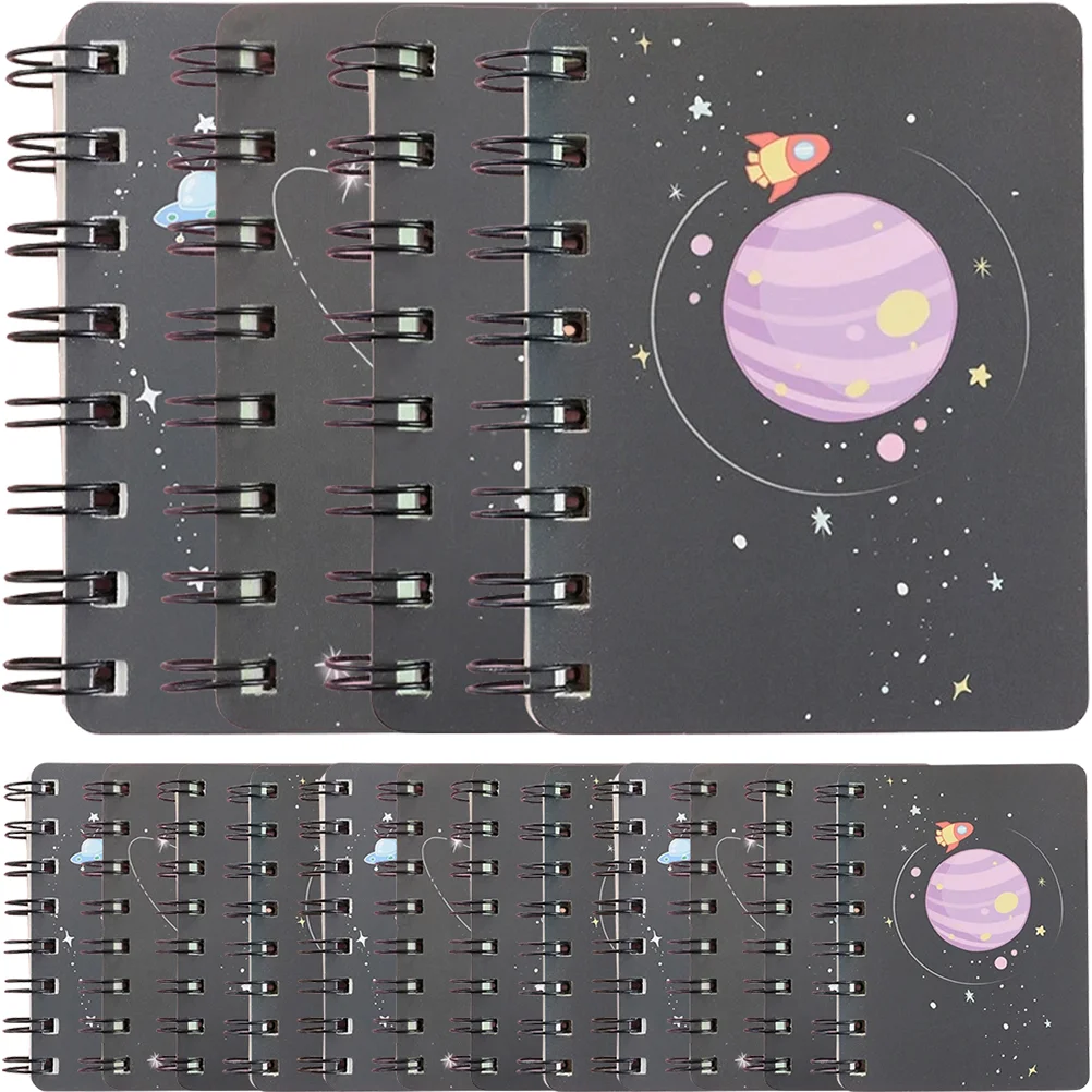 16 Pcs Portable Notebook Notebooks for Taking Mini Spiral Paper Small Work Pocket Sized Pads Cute