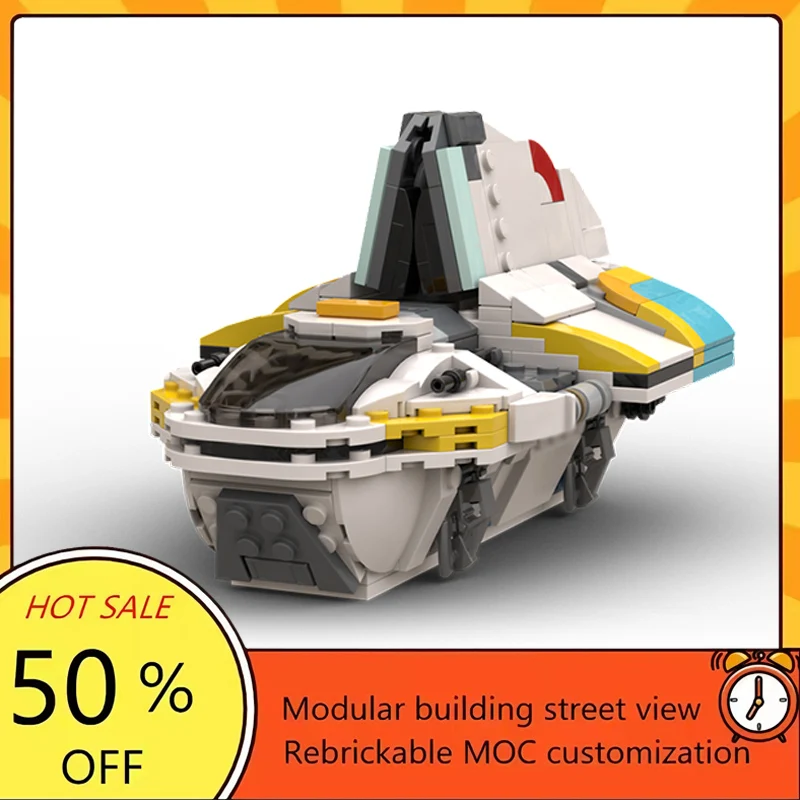 

Набор для сборки космического корабля из 406 деталей: популярная модель из фильма «Звездные войны», модульный конструктор, технологичный подарок, праздничный набор для детей