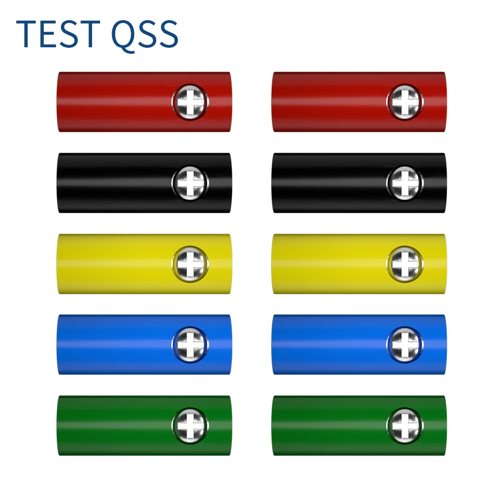 

QSS 10 шт. 4 мм вилка типа «банан» гнездовая тестовая Вилка Терминал Электрический разъем Q.10050
