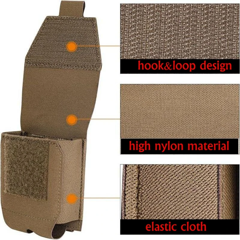 

Сумка для наручников Molle, держатель для наручников, нейлоновая манжета, кожаный чехол, миссионный ремень, аксессуар для охотничьей сумки