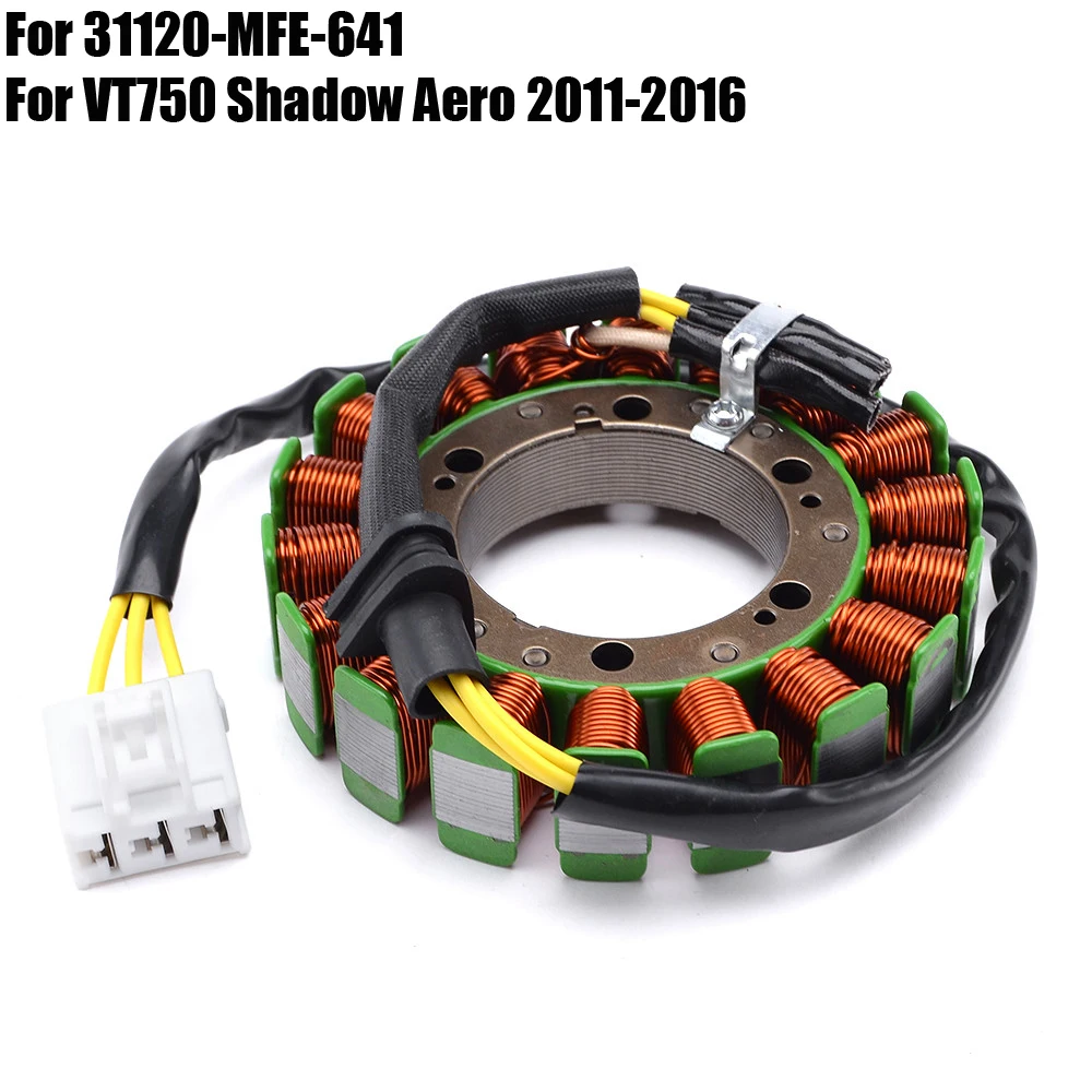 

Stator Coil for Honda VT750 Shadow Aero 2011 - 2016 VT 750 2012 2013 2014 2015 31120-MFE-641