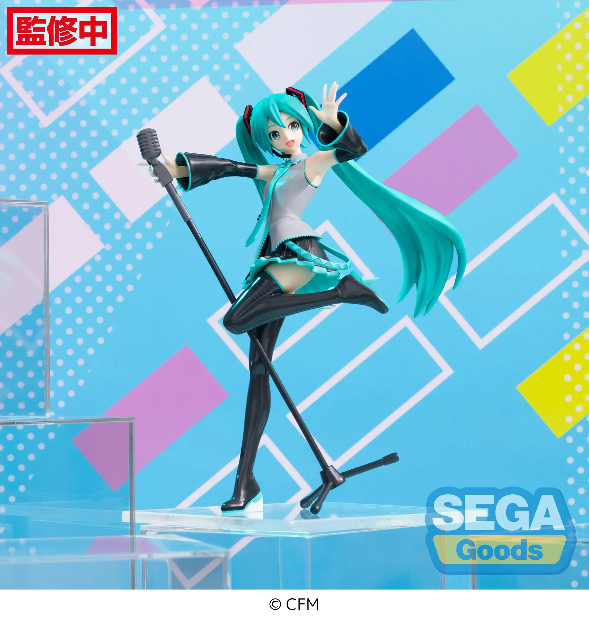 Sega Original MIKU DIVA LUMINASTA MIKU 15TH Pvc Action Figures Model Figurine Toys