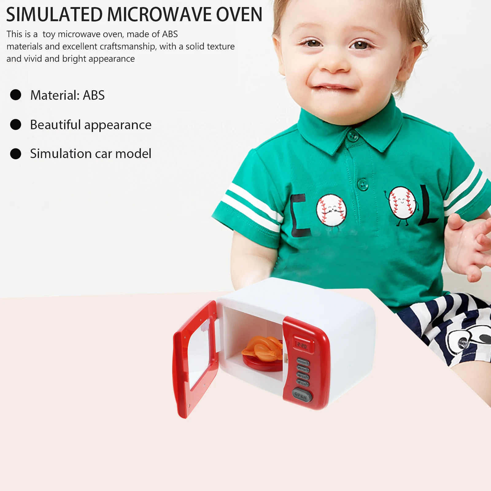 Meubles de four à micro-ondes de Simulation, jouet pour enfants, Mini jouets miniatures décoratifs multifonctions