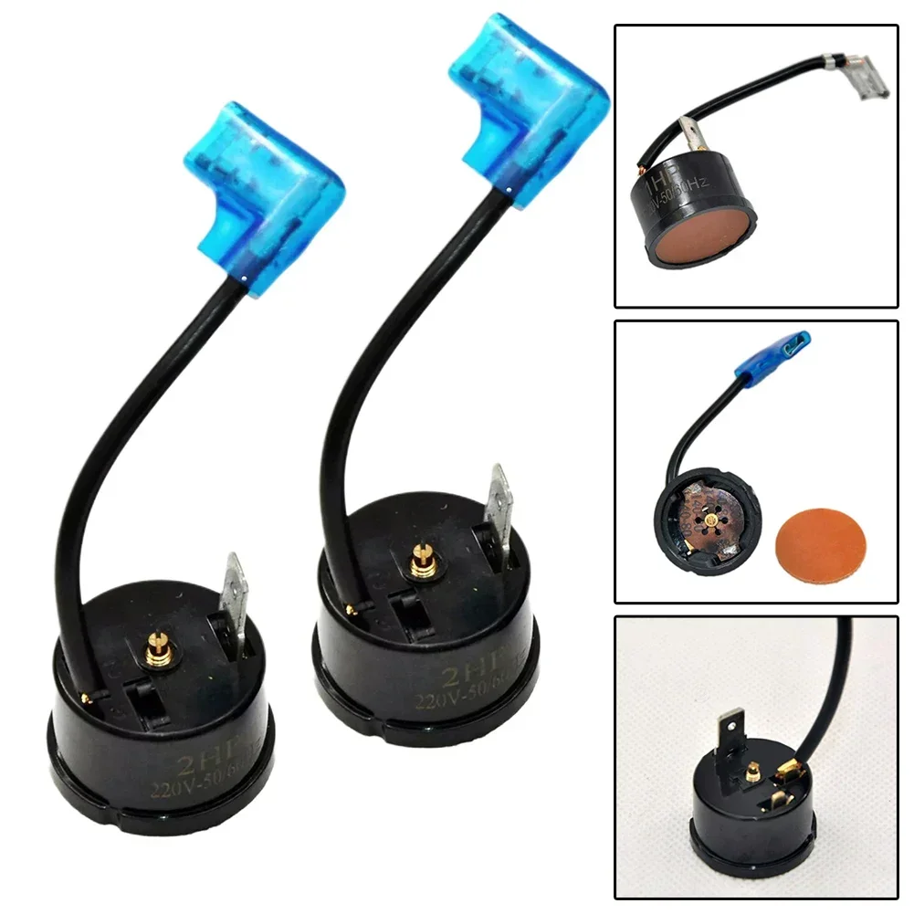 2Pcs 1/2HP 375W Refrigerator Thermal Overload Protector Compressor Replacement Part For Mini Refrigerator, Wine Center