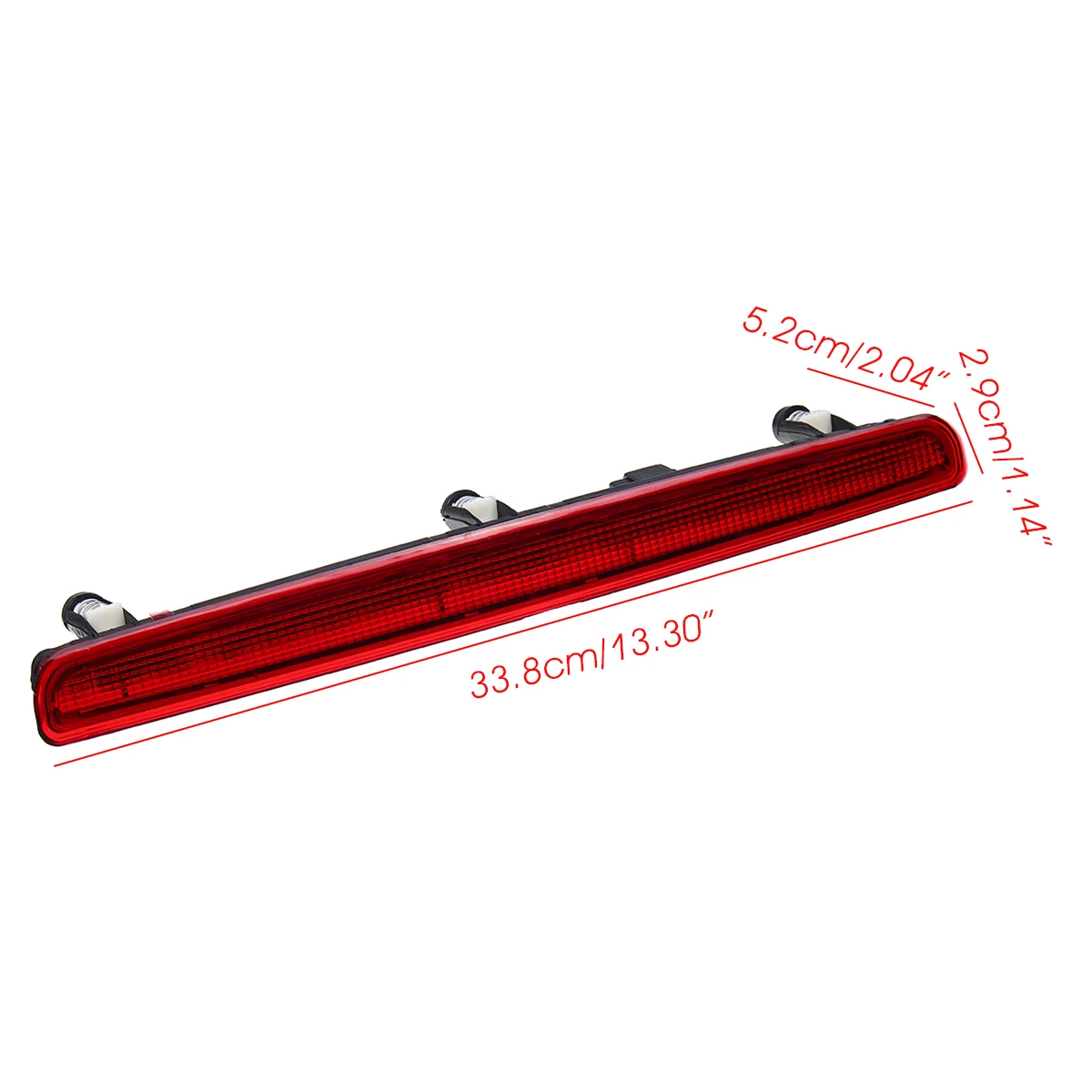 Vermelho e fumado Terceira luz de freio traseira, LED adicional Tail Stop Light, lâmpada de aviso de sinal para VW Transporter T5 2003-2015, 7E0945097A