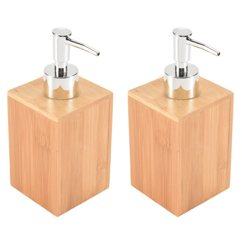 

AT44-дозатор жидкого мыла, бамбуковая деревянная бытовая ванная комната, ресторан, отель, лосьон для ванной комнаты, многоразовая бутылка для рук с