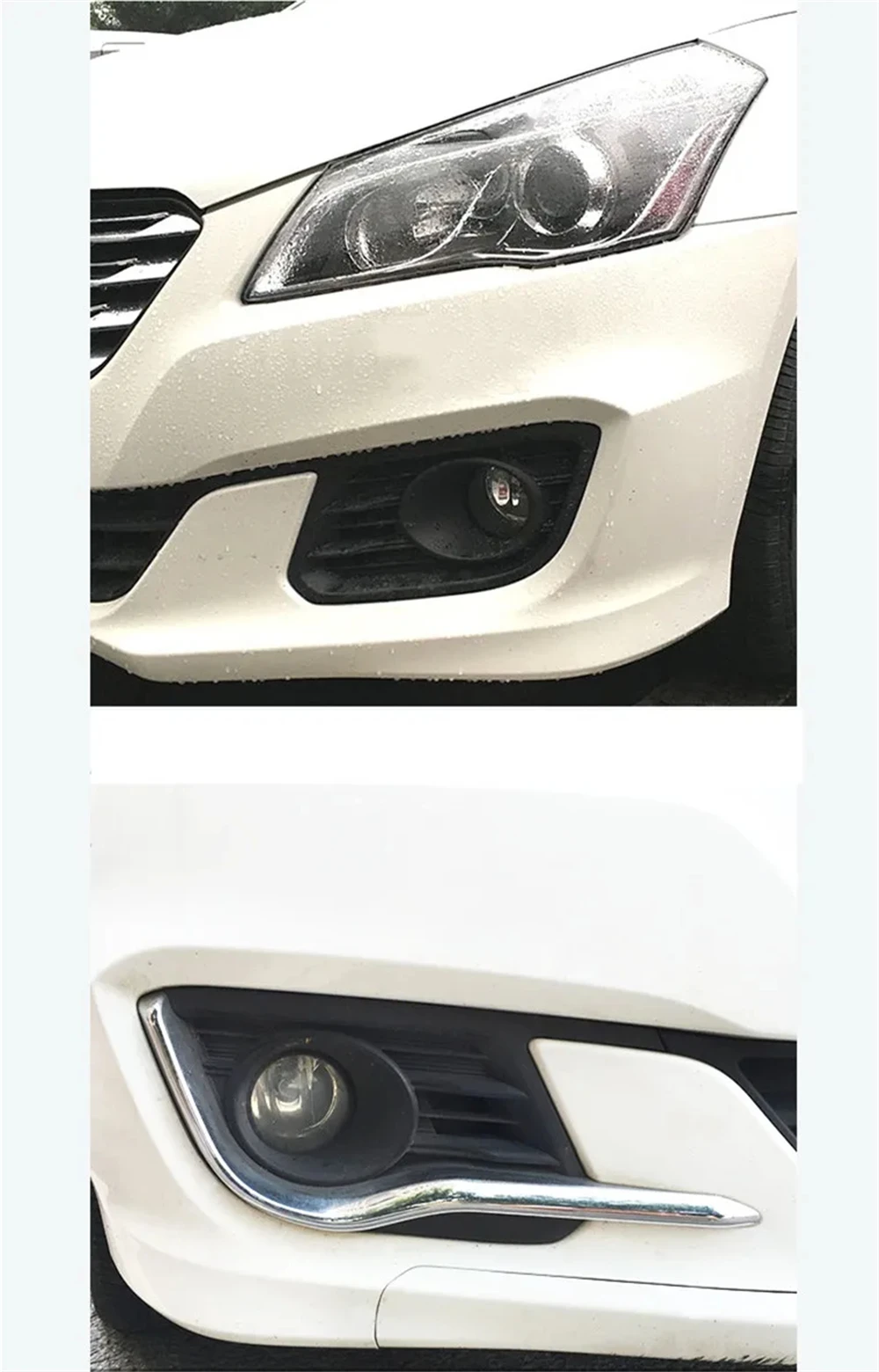 Car Front fog lamp light cover Frame for Suzuki ciaz alivio holder anti-fog bumper decorative bright strip accessories