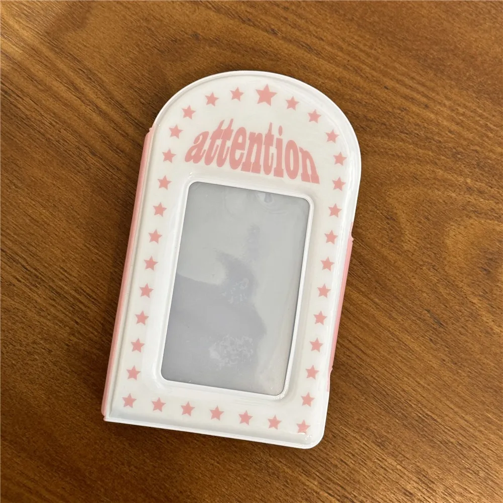 New Retro Star Card Album PVC Korean Style Photocard Binder with 10 Internal Pages 3 Inch Mini Idol Card Collect Book
