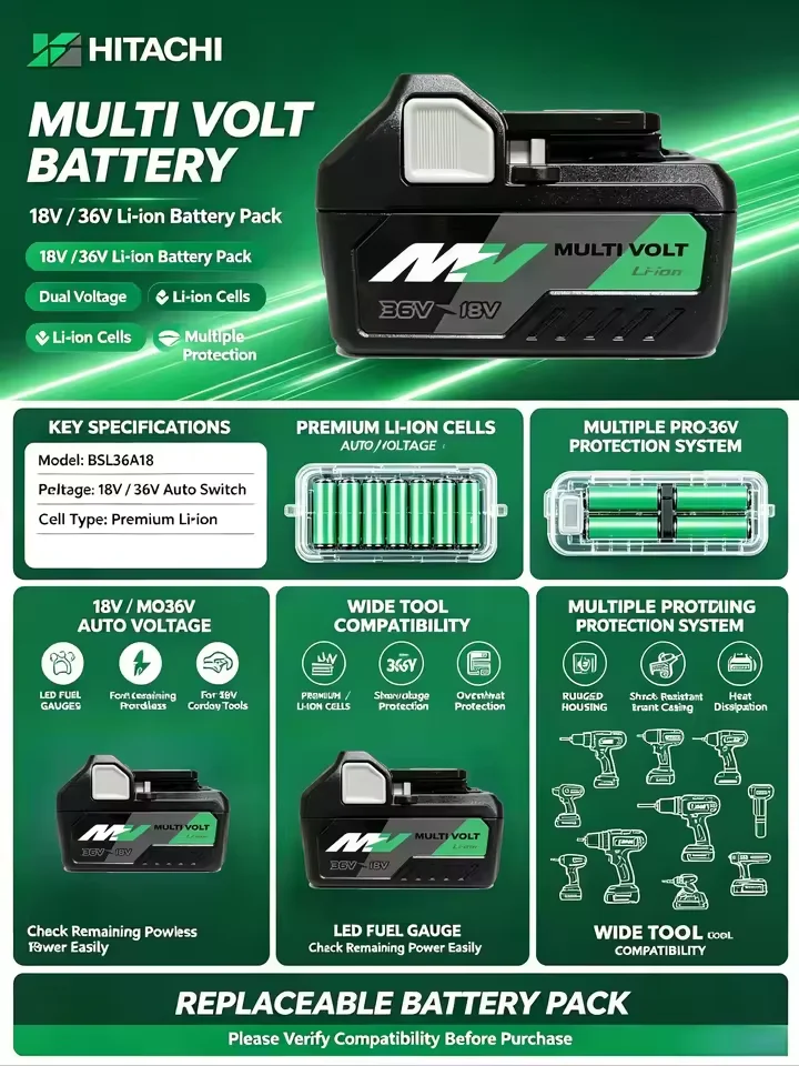 Batterie Li-ion multi-volt HiK - Power Tools Hikoki avis et prix
