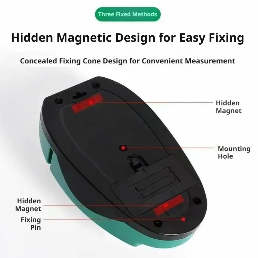 90 Degree Electronic Red Light Scale Horizontal Right Angle Measuring Tool for Hang Photos Lay Floors(No Battery)