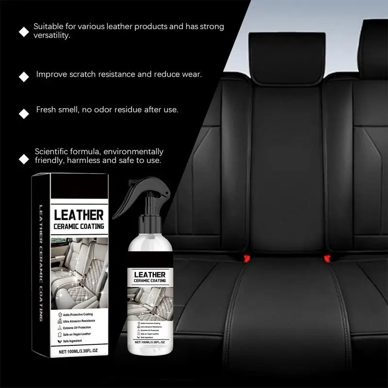 

Leather Car Seat Cleaner Multipurpose Automotive Polishing Agent Car Scratch Repair Agent Auto Detailing Kit Interior Cleaner