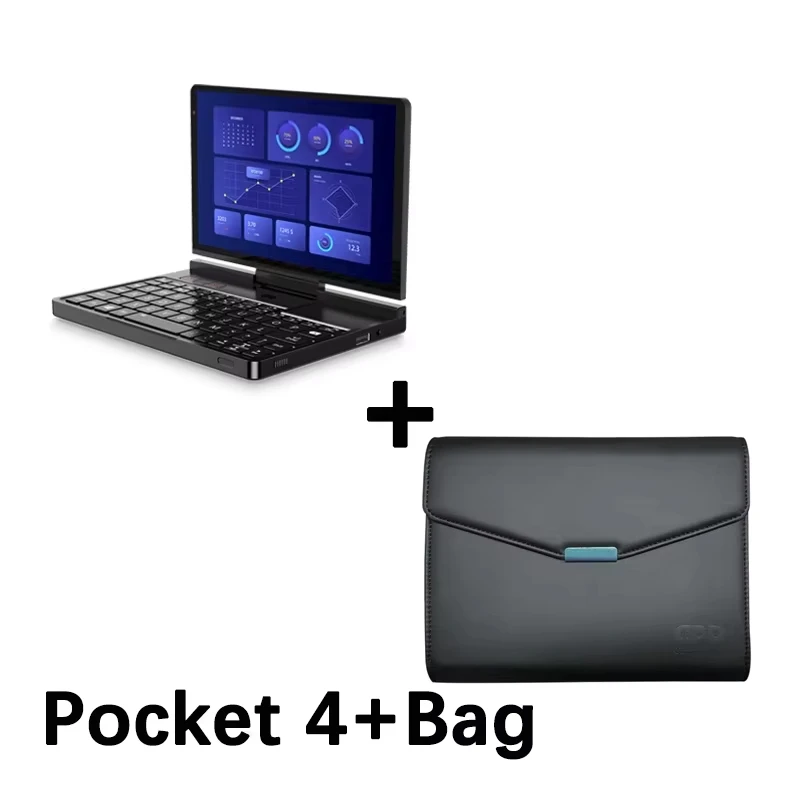 2025 Original GPD Pocket 4 8.8-inch AMD AI 9 HX 370 64GB RAM Portable Mini PC 2TB NVMe flipped 180° Laptop Computer for business