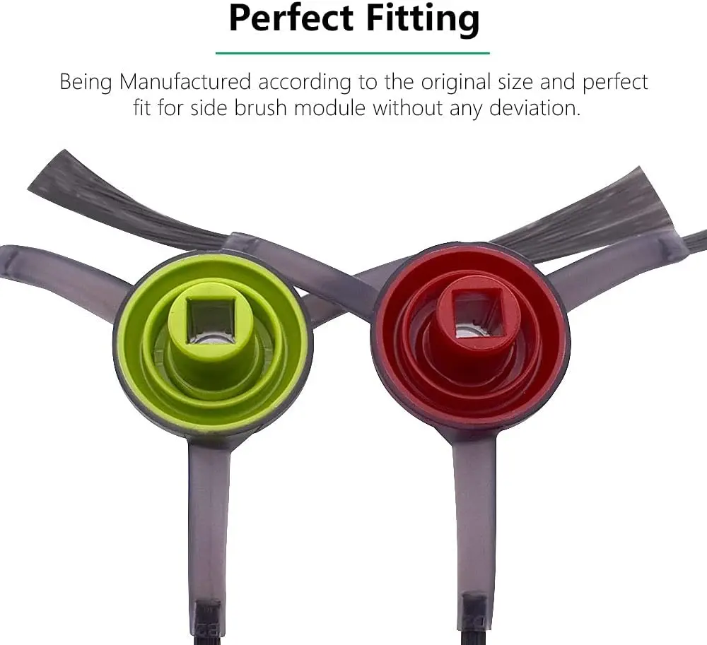 Боковая щетка, совместимая с роботом-пылесосом Ecovacs Deebot OZMO 920, 950, T8 AIVI, T9+, N8 Pro, X1, T10 Omni, T10 Plus, N10 Plus Боковая щетка, совместимая с роботом-пылесосом Ecovacs Deebot OZMO 920, 950, T8 AIVI, T9+, N8 Pro, X1, T10 Omni, T10 Plus, N10 Plus
