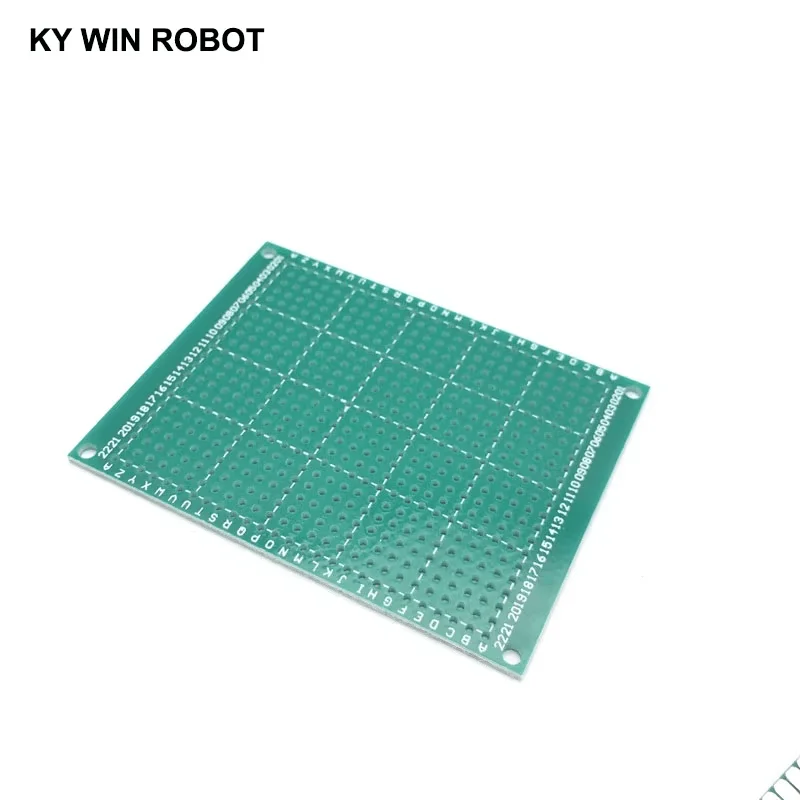 5pcs 6x8cm Single Side FR4 Prototype PCB Board 2.54mm Pitch Universal Matrix Protoboard Printed Circuit Board For Arduino Electr