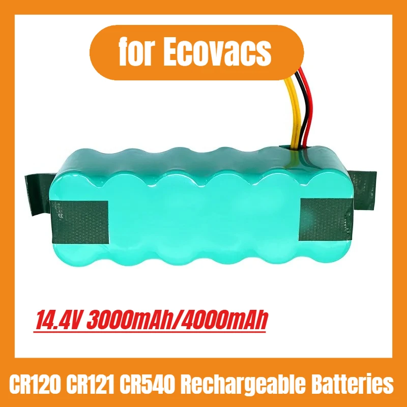 Akumulator Ni-MH 14,4 V 3000 mAh/4000 mAh do Ecovacs-Magic Mirror CR120 CR121 CR540, akumulatory wielokrotnego ładowania