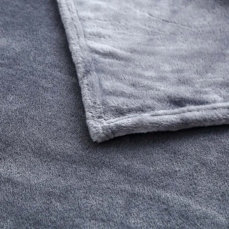 Fluffy Coral Velvet Blanket Flannel Plush Comfortable Thickened and Warm Soft Sofa Throw Blanket for Air-Conditioned Room Luxury