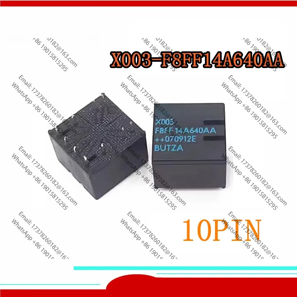 

2pcs New Relay X003-F8FF14A640AA X003 F8FF 14A640AA X003 F8FF14A640AA 10IN Automobile Relay